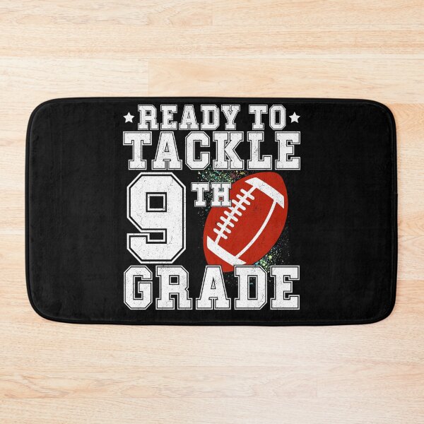 Item preview, ready To Tackle Ninth Grade 9th Grade Back To School - Funny Football First day of School designed and sold by CORJIDOG-ART.