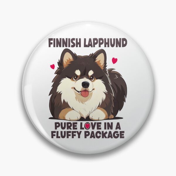 Item preview, Finnish Lapphund, Pure Love in a Fluffy Package, Dog Lover designed and sold by Porcupine Tees ⭐⭐⭐⭐⭐.