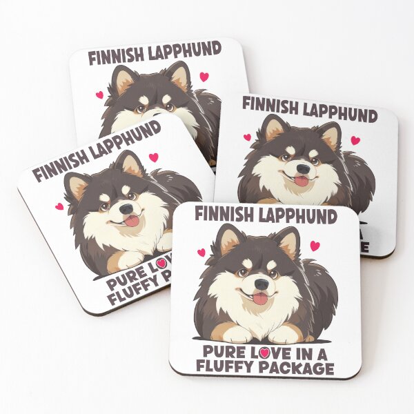 Item preview, Finnish Lapphund, Pure Love in a Fluffy Package, Dog Lover designed and sold by Porcupine Tees ⭐⭐⭐⭐⭐.