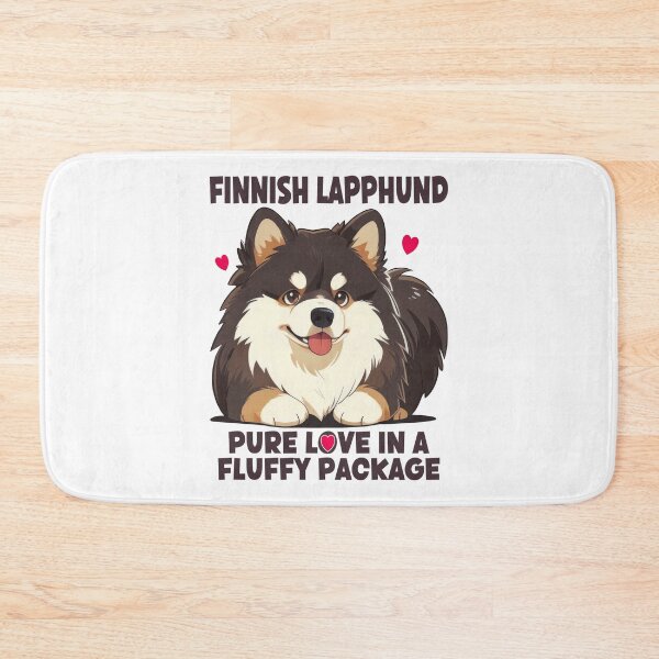 Item preview, Finnish Lapphund, Pure Love in a Fluffy Package, Dog Lover designed and sold by Porcupine Tees ⭐⭐⭐⭐⭐.