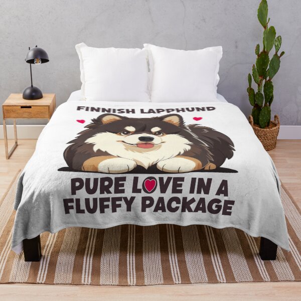 Item preview, Finnish Lapphund, Pure Love in a Fluffy Package, Dog Lover designed and sold by Porcupine Tees ⭐⭐⭐⭐⭐.