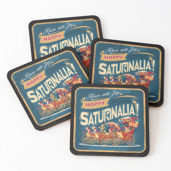 Item preview, Retro ''Happy Saturnalia!'' Roman Festival T-Shirt designed and sold by Witty Shirts.