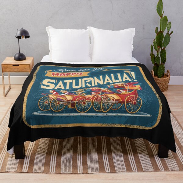 Item preview, Retro ''Happy Saturnalia!'' Roman Festival T-Shirt designed and sold by Witty Shirts.