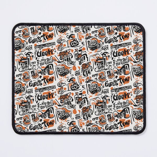 Item preview, Cool Graffiti Text Pattern Retro Style Black and Orange designed and sold by Past-Midnight.