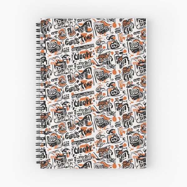 Item preview, Cool Graffiti Text Pattern Retro Style Black and Orange designed and sold by Past-Midnight.