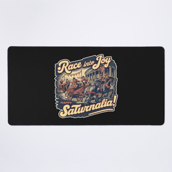 Item preview, Retro ''Happy Saturnalia!'' Roman Festival T-Shirt designed and sold by Witty Shirts.