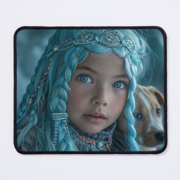 Item preview,  Inuit Child With Her Puppy Guardian designed and sold by Nocturne  Paws.