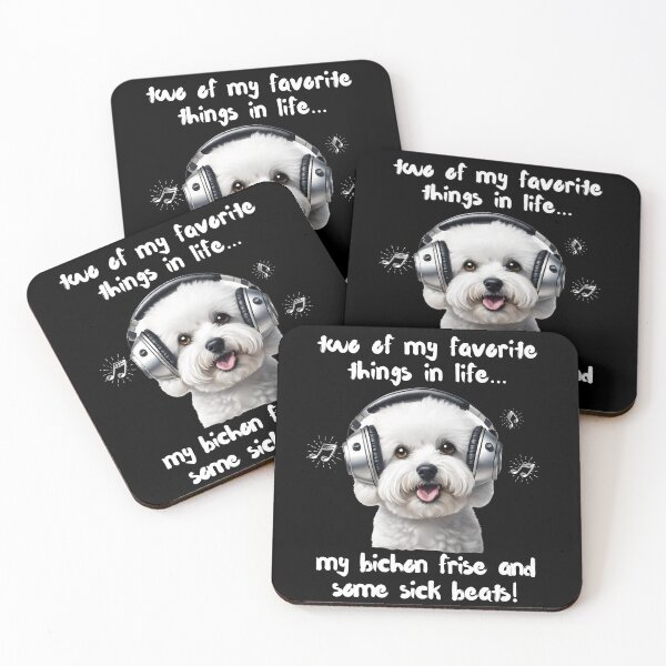 Item preview, Two Favorite Things… My Bichon Frise and Some Sick Beats designed and sold by Fredster1966.