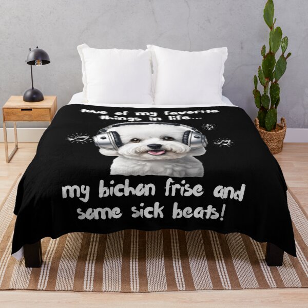 Item preview, Two Favorite Things… My Bichon Frise and Some Sick Beats designed and sold by Fredster1966.