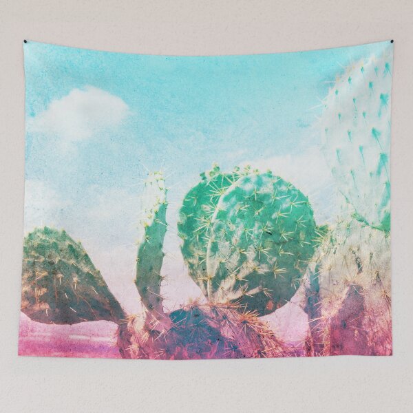 Item preview, Planta de nopal cactus y fotografía de gradiente de color designed and sold by Bernardo Ramonfaur.