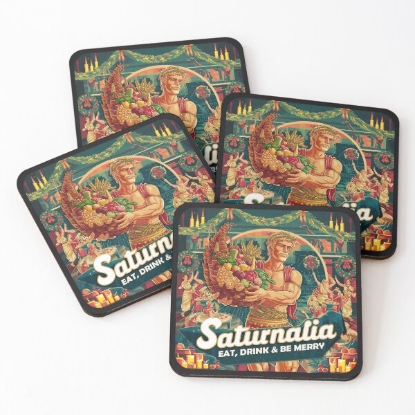 Item preview, Retro ''Happy Saturnalia!'' Roman Saturnalia Festival T-Shirt designed and sold by Witty Shirts.