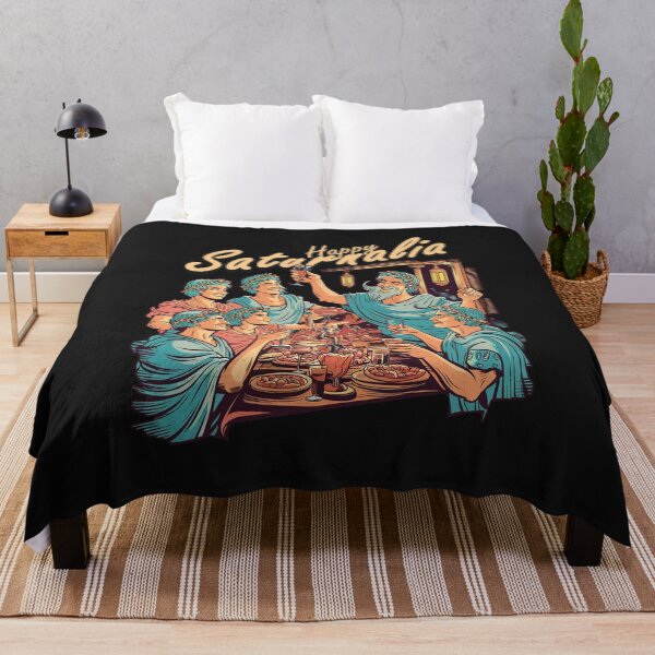 Item preview, Vinatge ''Happy Saturnalia!'' Roman Saturnalia Festival T-Shirt designed and sold by Witty Shirts.