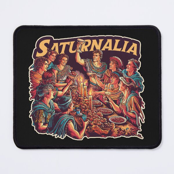 Item preview, Retro ''Happy Saturnalia!'' Roman Saturnalia Festival T-Shirt designed and sold by Witty Shirts.