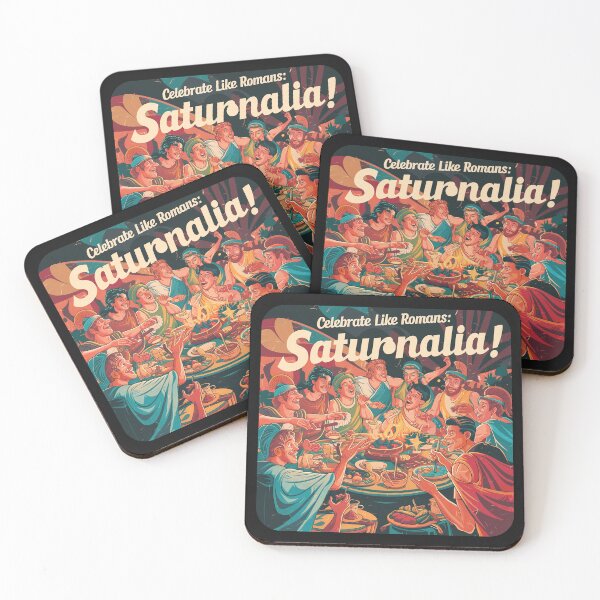 Item preview, Retro ''Happy Saturnalia!'' Roman Saturnalia Festival T-Shirt designed and sold by Witty Shirts.