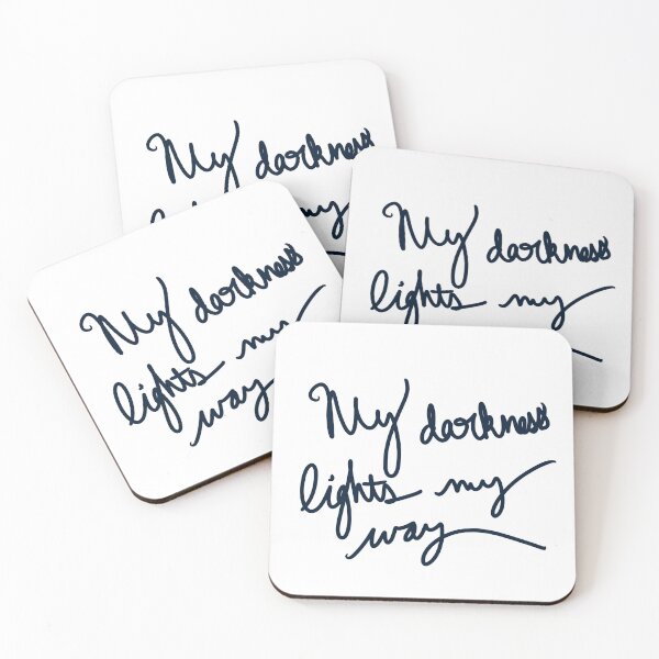 Item preview, My Darkness Lights My Way designed and sold by abeink.