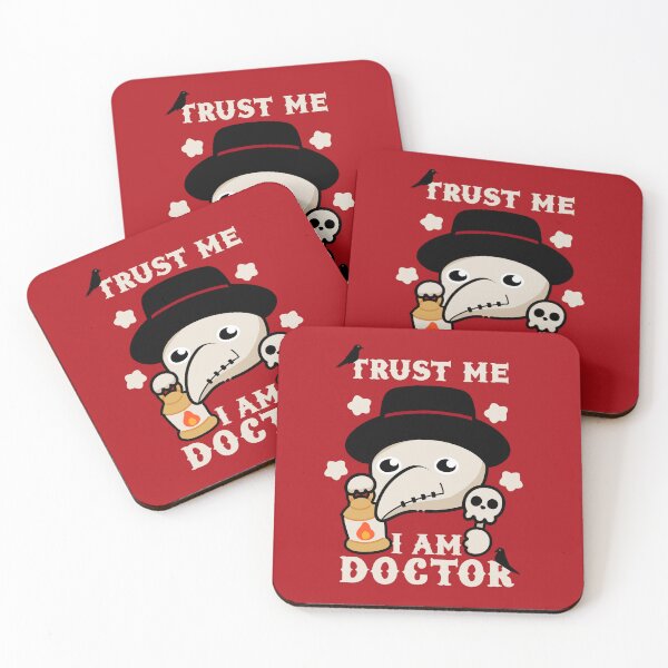 Item preview, Trust me I am a doctor funny plague doctor  designed and sold by Kawabijutsu21.