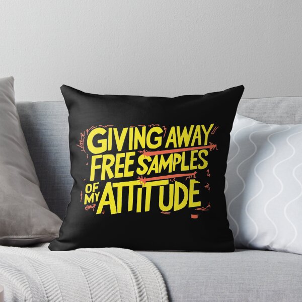 Item preview, giving away free samples of my attitude designed and sold by LaughingProf.