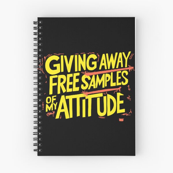 Item preview, giving away free samples of my attitude designed and sold by LaughingProf.
