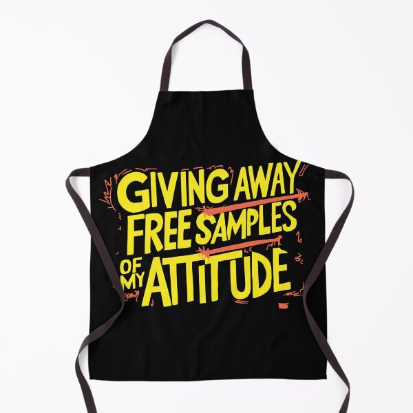 Item preview, giving away free samples of my attitude designed and sold by LaughingProf.