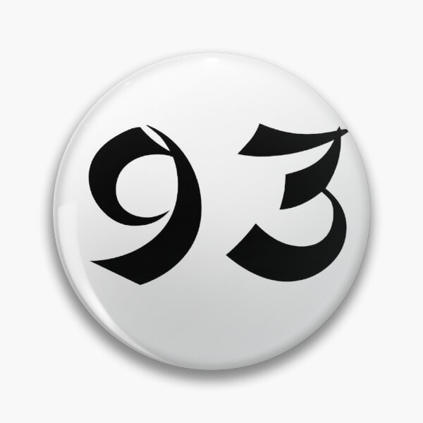 Item preview, 93, ninety-three, black, shangai designed and sold by Numbers-Art.