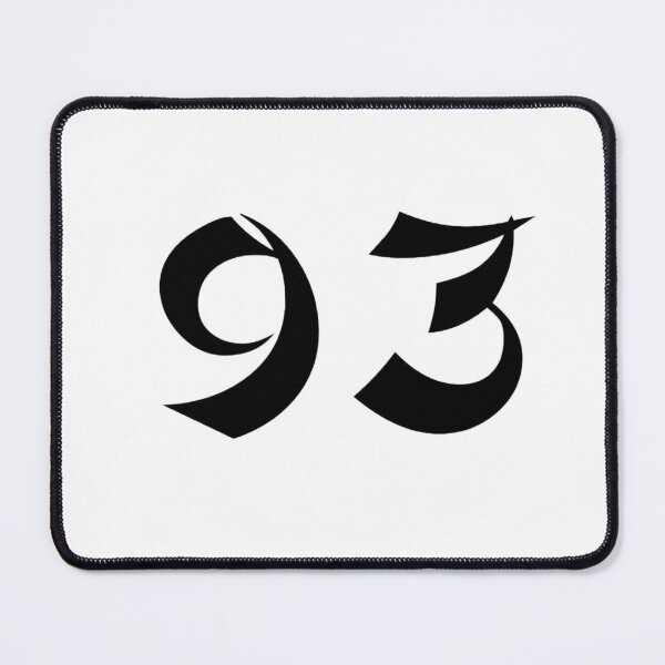 Item preview, 93, ninety-three, black, shangai designed and sold by Numbers-Art.