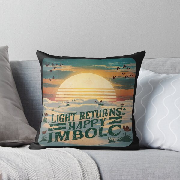 Item preview, Retro ''Happy Imbolc!'' Saint Brigid's Day Gaelic Traditional Festival T-Shirt designed and sold by Witty Shirts.