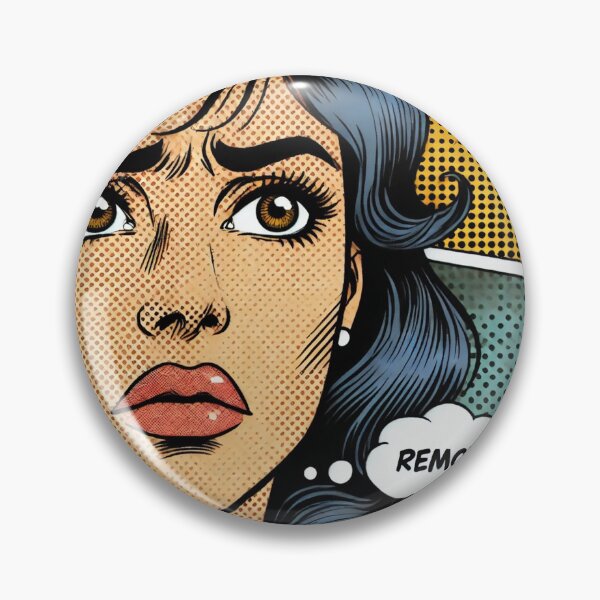 Item preview, Concerned Pop Art Woman designed and sold by PinUpPizzazz.