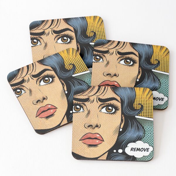 Item preview, Concerned Pop Art Woman designed and sold by PinUpPizzazz.