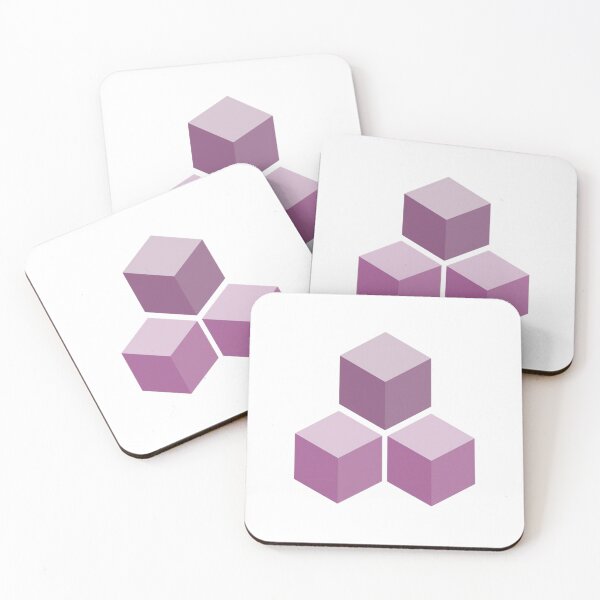 Item preview, Cube, Purple Cubes, Pastel Purple Cubes designed and sold by Art Shimmers.