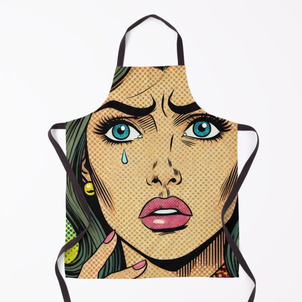 Item preview, Concerned Pop Art Woman designed and sold by PinUpPizzazz.