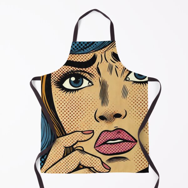 Item preview, Worried Pop Art Woman designed and sold by PinUpPizzazz.