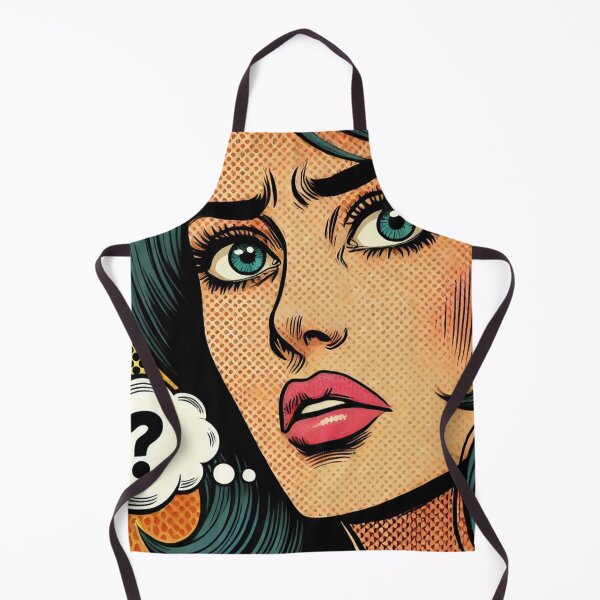 Item preview, Concerned Pop Art Woman designed and sold by PinUpPizzazz.