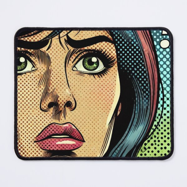 Item preview, Concerned Pop Art Woman designed and sold by PinUpPizzazz.