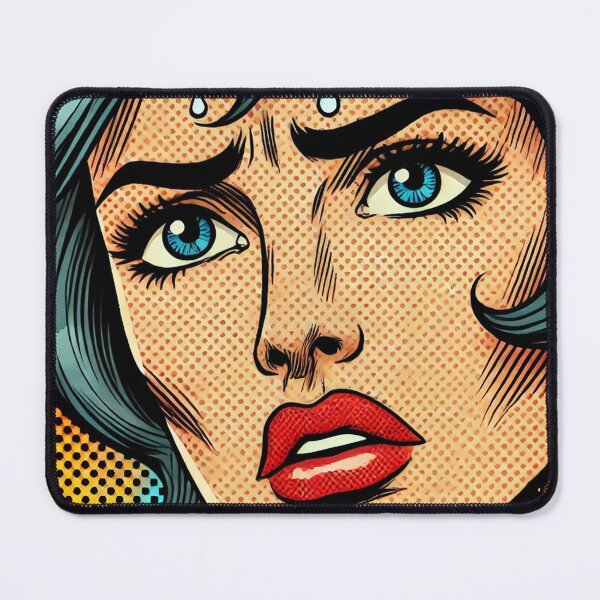 Item preview, Concerned Pop Art Woman designed and sold by PinUpPizzazz.
