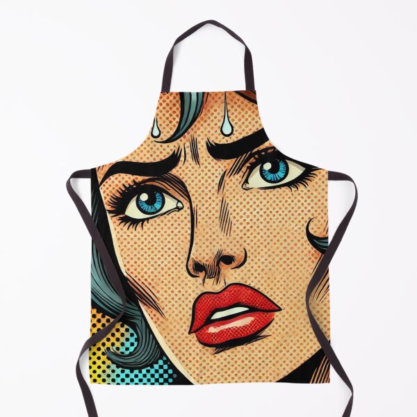 Item preview, Concerned Pop Art Woman designed and sold by PinUpPizzazz.