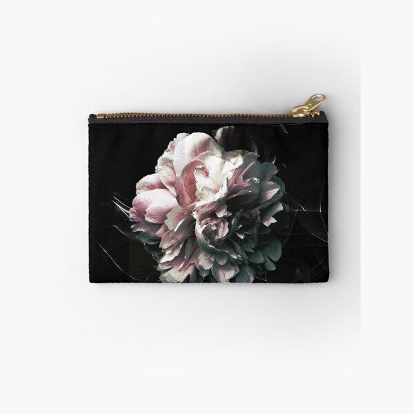 Item preview, Peonía blanca con tonos rosados sobre fotografía negra, naturaleza designed and sold by Gulnaz Turdalieva.
