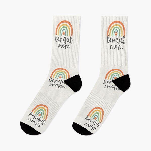 Artikelvorschau, Bengalkatzen-Mama – Bunter Regenbogen – Pfote – Geschenk für Katzenmama entworfen und verkauft von patternjp.
