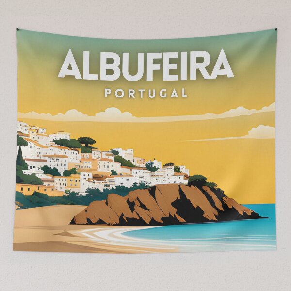 Item preview, Albufeira City Portugal designed and sold by ZionPosteria.