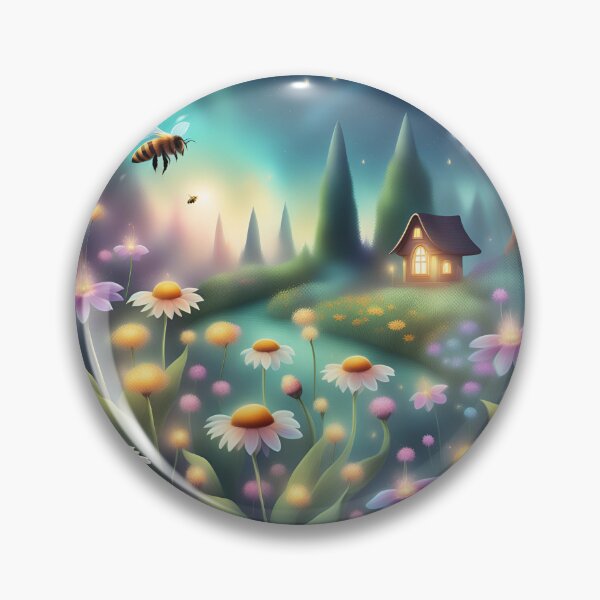 Item preview, A bee in a magical garden designed and sold by xmalita.