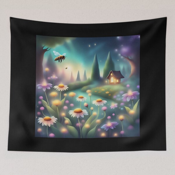 Item preview, A bee in a magical garden designed and sold by xmalita.