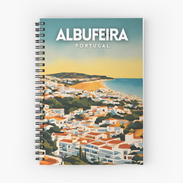 Item preview, Albufeira Minimal Travel Poster designed and sold by ZionPosteria.