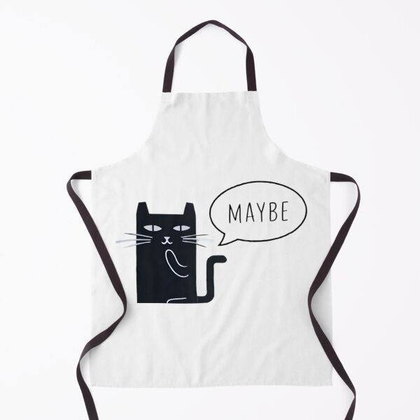 Item preview, Maybe, FunnyFits70, Humor, Funny, Meme, cat attitude, trendy cat, funny cat, cool cat, cute cat, sarcastic cat, feline fashion, cat meme, attitude, indecisive, cat lover, funny pet, humorous, designed and sold by FunnyFits70.