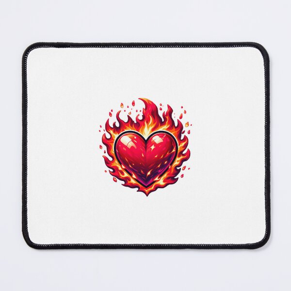 Item preview, The red fiery heart designed and sold by ModederZukunft.