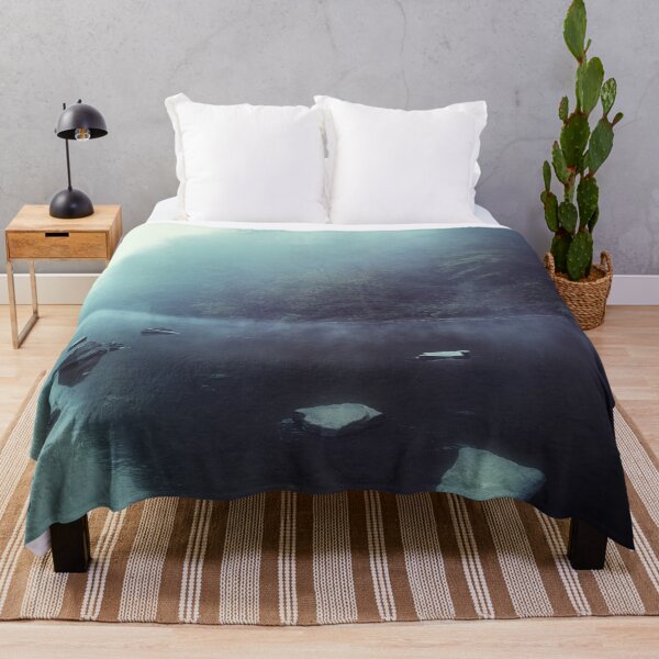 Item preview, Stones in a Quiet River On A Foggy Day designed and sold by Dyrk Wyst Redbubble Shop.