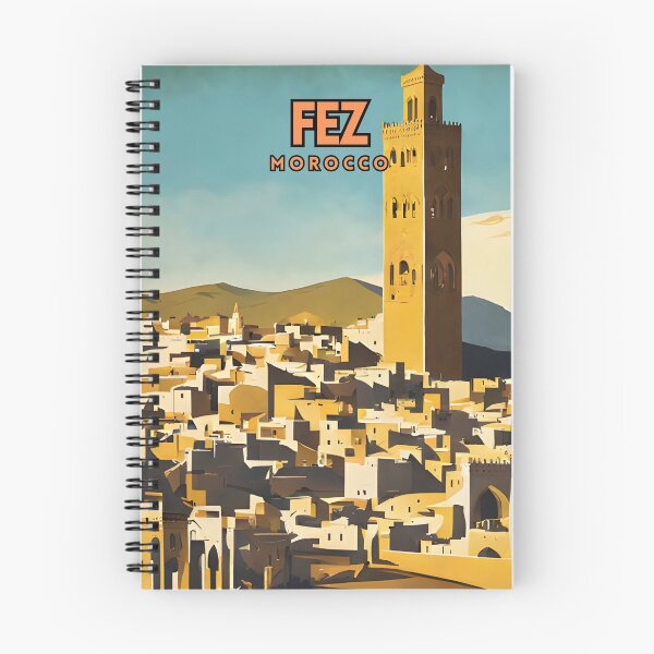 Item preview, Fez Morocco Retro Travel Art Poster designed and sold by ZionPosteria.