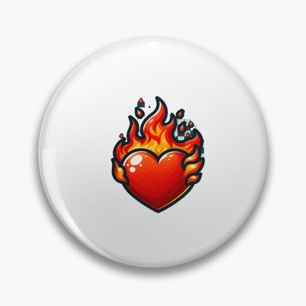 Item preview, my heart is on fire designed and sold by ModederZukunft.