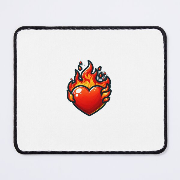 Item preview, my heart is on fire designed and sold by ModederZukunft.
