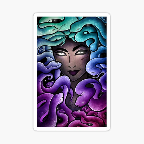 Vista previa del artículo con la obra «Medusa», diseñado y vendido por Mandie Manzano.