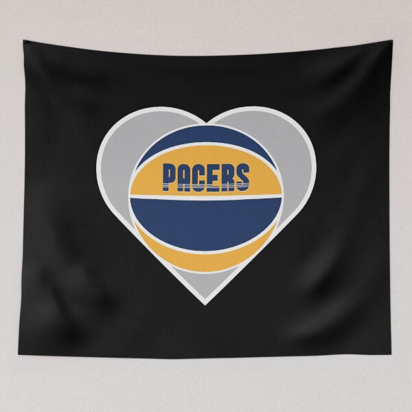 Item preview, Pacers Basketball Heart Logo Design designed and sold by brittinghamzz.