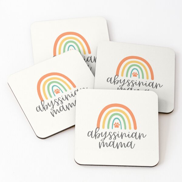 Item preview, Abyssinian Cat Mama - Paw Rainbow - Cat Mom Gift designed and sold by patternjp.